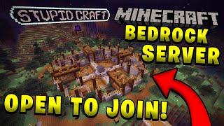 StupidCraft SMP | Minecraft Bedrock Server (OPEN TO JOIN)