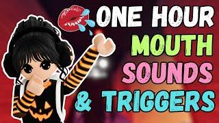 Roblox ASMR: ONE HOUR Wet Mouth Sounds + Triggers (Glue Sticks, Spoolie, Eating, Whispering, MORE)