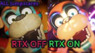 FNAF Security Breach Modded RTX - ALL JUMPSCARES