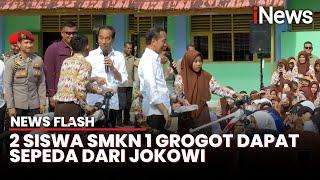 Berhasil Jawab Kuis, Presiden Jokowi Beri Hadiah 2 Sepeda Kepada Siswa SMKN 1 Grogot Kaltim