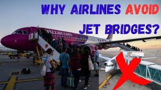 Why Airlines Avoid Jet Bridges? | AviaThusiast