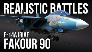 WAR THUNDER [4K60FPS] IRANIAN F-14A IRIAF INCREDIBLE FAKOUR 90 - REALISTIC BATTLES - HELL IN RANDOM!