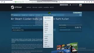 Steam Cüzdan Kodu Hilesi 2 ""Çalışıyor""