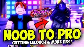 [5 CODES] Noob to Pro in Anime Infinity - Getting Lelouch & More URs! (Day 2)