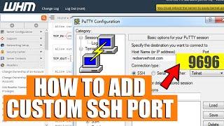 [LIVE] How to change SSH port via WHM root?