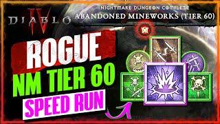 T60 POISON TWISTED BLADES Rogue Build Test & Gameplay | 5 Min Run | Diablo 4