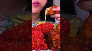 Giant Fried Lobster COVERED in Cheesy Hot Cheetos  #asmr #eating #food #shorts