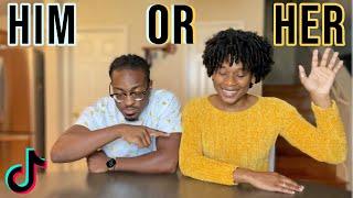 TikTok Who's Most Likely (COUPLES EDITION) | Q&A + REACTION *HILARIOUS*