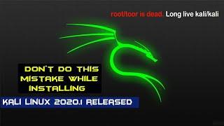 How to install Kali Linux 2020.1| Don't do this mistake during installation. | Full Installation