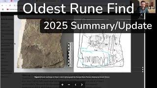 Oldest Rune Find: 2025 Summary / Update