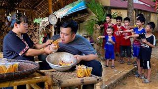 Making the best chili mango shake in the village to sell, everyone loves it | Daily Life