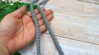 Crochet Easy Cord // Bag Strap Beginner Friendly