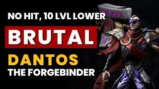V Rising - BRUTAL Dantos the Forgebinder | No Hit, 10 Levels Lower, Frail | 1.1 Boss Kill