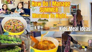 HOW I MANAGE MY SUMMER HÔME LIFE with kids | Breakfast,  Snacks & Lunch Ideas For Kids