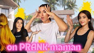 ON PRANK MAMAN [ ELLE EST PAS PRÊTE ] COLORATION BIEN JAUNE