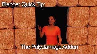 Blender Quick Tip: The Polydamage addon