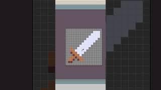 How to Pixel Art in 30s...or less! - Draw a Sword! #gamedev #pixelart #pixelarttutorial