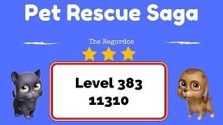 Pet Rescue Saga Level 383 11310 points No Boosters