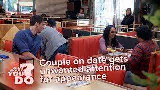 Couple on date gets unwanted attention for appearance