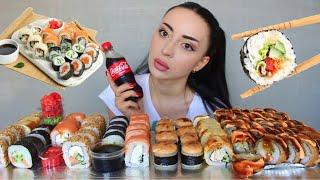 И ОПЯТЬ РОЛЛЫ Mukbang Ayka Emilly