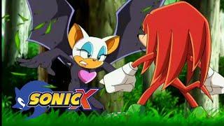 Sonic X | The Bat is Back! Rouge Slips Away from Knuckles with the Master Emerald