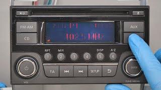 How to replace faulty Nissan car radio display