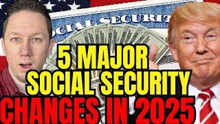 5 Major Social Security Changes Coming in 2025 SSA SSDI SSI Boost Social Security Update