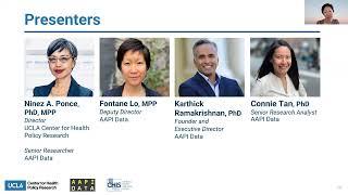 UCLA CHPR/AAPI Data Webinar: Piecing the Puzzle of AANHPI Health