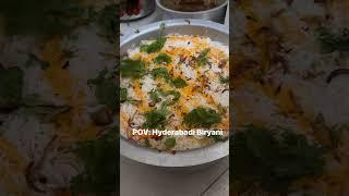 Let’s make the famous Hyderabadi biryani  #shortvideo #shorts #shortsfeed