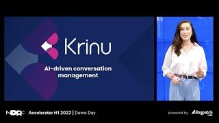 NDRC Demo Day Pitch | Krinu - Aisling Hayes | 7th April 2022