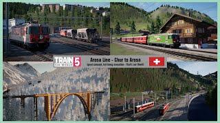 Arosa Line review (remade) ~ Train Sim World 5