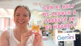I asked Google Gemini AI to help me launch a product in less than 24 hours! Did it work?