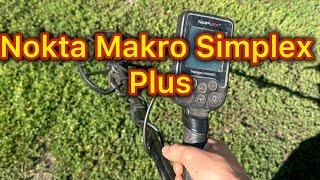 Обзор металлоискателя Nokta Makro Simplex Plus ! Тест на глубину металла!