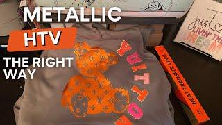 Metallic Heat transfer vinyl | Easy to follow tutorial