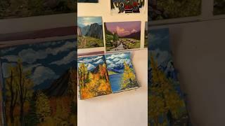Easy landscape painting #painting #art #landscapepainting #gouachepainting #artwork #arttutorial
