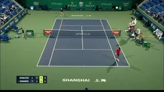 Kovacevic vs Zakharov 3rd set tiebreak, Shanghai 1000 Q,  Oct 2023