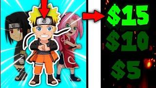 Build your team to beat Naruto and Sasuke!!