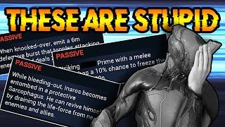 WARFRAME'S MOST USELESS PASSIVES!