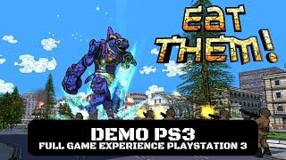 Eat Them Demo PS3 | Full Game Experience PlayStation 3 | VictaTheDragon