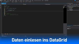 C# Grundlagen #015 - Anzeige der Daten in einem DataGrid