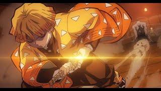 Zenitsu All Thunder Breathing Form Compilation || Demon slayer 1080p