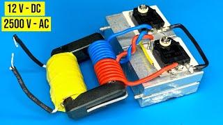 how to make transformer, inverter 12v to 2500v, power supplies, jlcpcb