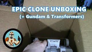 Colossal STAR WARS CLONE/VEHICLE UNBOXING + Gundam, Transformers | Jcc2224