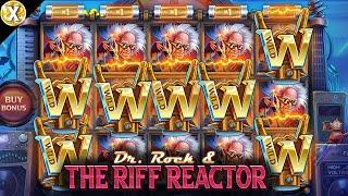 Community Member Lands Record Win On  Doc Rock & the Riff Reactor - New Online Slot EPIC Big WIN!