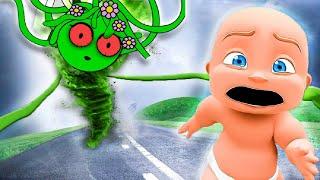 Baby Escapes EVIL SPRUNKI TORNADO!