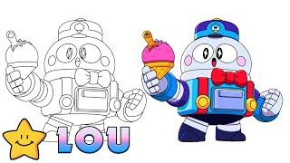 How To Draw LOU | Brawl Stars | New Brawler | Ice Brawler