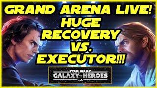 SWGOH GAC - Malevolence vs. Executor HORRIBLE RNG...and HOME ONE cleans it up!