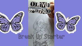 Break Up Starter Pack//Olivia Rodrigo//SOUR//SPEEDPAINT