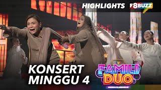 Famili Duo 4 Minggu 4 • Highlights Persembahan, Komen Juri & Keputusan