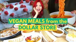 10 Budget Friendly Vegan Dishes w/ ONLY DOLLAR STORE INGREDIENTS